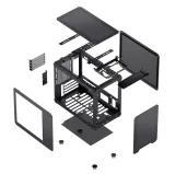 Case JONSBO C6 MAX Black |Mini Tower M-ATX| ITX| VGA 335mm
